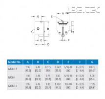 Klínová svěrka G1061-2E