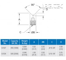 Nástavec s V drážkou G1034E