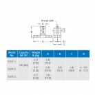 Svěrka na film a papír G1015-1E